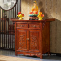 Buddha Niche Altar Household Stand Cabinet with Door